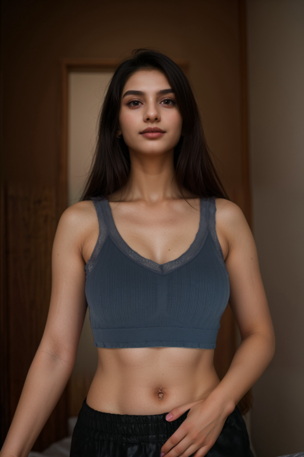 Striped Bralette Top - Image 2